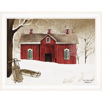 New Fallen Snow 3 White Framed Print Wall Art