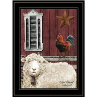 Good Morning 2 Black Framed Print Wall Art