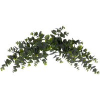 Vickerman 32  Artificial Green Spiral Eucalyptus Crescent Swag