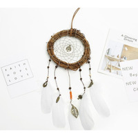 Dream Catcher with Feathers and Beads