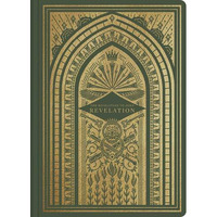 Crossway Books 163399 ESV Illuminated Scripture Journal Revelation, Green Softcover