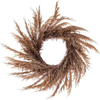 Vickerman 20  Artificial Mocha Brown Pampas Grass Wreath