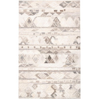 HomeRoots 512033 9 x 12 ft. Ivory Tan & Gray Wool Abstract Hand Tufted Handmade Rectangle Area Rug