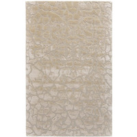 HomeRoots 511585 8 x 11 ft. Ivory Taupe & Tan Abstract Hand Tufted Handmade Rectangle Area Rug