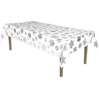 Beistle Metallic Snowflake Tablecover