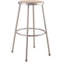 NPS 30  High Heavy Duty Steel Stool, Grey