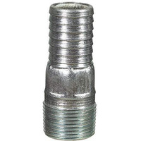 BK Products 1-1/2 in. Barb x 1-1/2 in. Dia. MPT Galvanized Steel Adapter