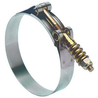 Ideal Tridon 4-9/16 in. 4-7/8 in. SAE 456 Hose Clamp Stainless Steel Band Spring Loaded T-Bolt