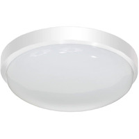 Jesco Lighting CM402M-30H 3000K Round LED Ceiling Fixture/ADA Sconce ith Acrylic Shade, White, 13