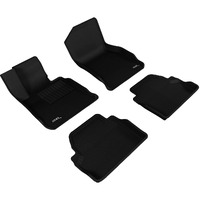 3D MAXpider Custom Fit Kagu Floor Mat (Black) for 2014-2020 BMW 4 Series - 1ST Row 2ND Row