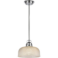 Chloe CH58036CM11-DP1 1 Light Chrome Finish 11  Wide IRONCLAD Industrial-Style Ceiling Mini Pendant, 64 x 11.4 x 11.4, Silver