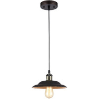 Chloe CH50067RB10-DP1 IRONCLAD Industrial-Style Ceiling Mini Pendant with 10  Shade