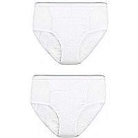 Men's Reusable Incontinence Brief 10oz - Size -2X-Large 46-48 - Pack of 2