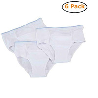 Men's Reusable Incontinence Brief 6oz 3-Pack - Size -Medium 34-36 - Pack of 2