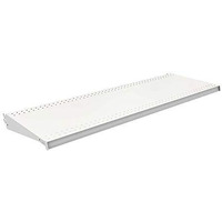 Lozier 1  H x 48  W x 16  L Powder Coated Cool White DL Style Shelf - Case of: 2