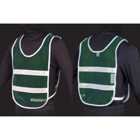 Reflective Standard Safety Vest Green/White XL