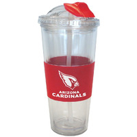 Arizona Cardinals No Spill Straw Tumbler