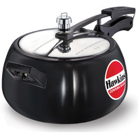 Hawkins Contura Black Pressure Cooker, 5 Litre, Black (CB50)