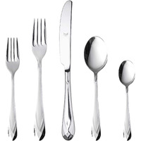 MEPRA 100922020 Diamante 20-Piece Durable 18/10 Stainless Steel American Style Flatware Cutlery Set for Fine Dining, Dishwasher Safe, Service for 4