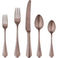 Mepra 106422005PB CUTLERY SET 5 PCS DOLCE VITA PEWTER BRONZE