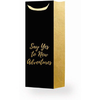 Cakewalk (Bags) Say Yes to New Adventures Single-Bottle Cakewalk Wine Bag