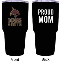 Texas State Bobcats Proud Mom 20 oz Insulated Stainless Steel Tumblers