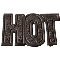 CTW 370736 Hot Cast Iron Trivet, 1.25-inch Height