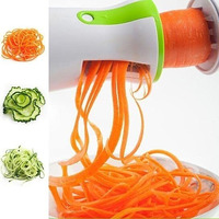 Salad Lovers Spiral Slicer 2 Blades Handheld And Compact