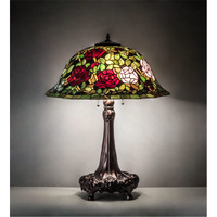 31  High Tiffany Rosebush Table Lamp