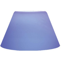 Jesco Lighting QASA102BU Cone Glass Shade for Quick Adapt Spot Light, Solid Blue Finish