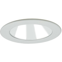 Jesco Lighting TM302CHWH 3-Inch Aperture Low Voltage Trim Recessed Light, Adjustable Open Reflector, Chrome Finish with White Trim