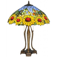 Meyda 24-inch Wild Sunflower Table Lamp