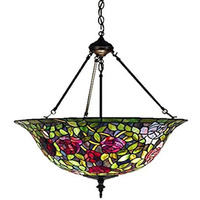 Meyda Tiffany 77786 Lighting, 24  Width, Bronze/Dark