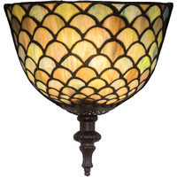 Meyda Lighting 8  W Tiffany Fishscale Wall Sconce