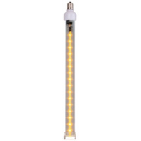 Vickerman 683323-12  Yellow C9 Base Snow Fall LED Tube Lights (5 Pack) (XS12C97)