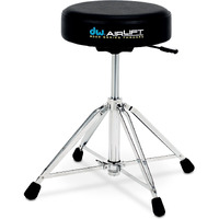 Drum Workshop CP9100AL 9000 Series Heavy Duty Air-lift Throne w/ Round Seat,Black