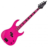 Dean Custom Zone Bass, Flourecent Pink