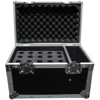 ProX XS-MIC20S ATA Flight Case for (20) Wireless Wired Microphones with Additional Storage