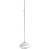 On-Stage MS7201QTR Quarter Turn Round Base Microphone Stand, White