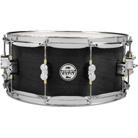 PDP By DW Black Wax Maple Snare Drum 6.5x14