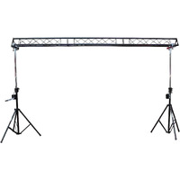 Prox T-LS35C 10-Feet Height Adjustable Portable Crank Lighting Stand System with Included 2X T-Bars Triangle Truss for 5ft 10ft 15ft Width