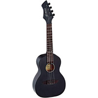 Ortega Guitars, 4-String Horizon Series Revese Headstock Concert Ukulele, Right, Black (RUHZ-SBK)