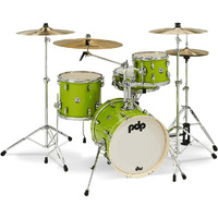 PDP New Yorker 4-piece Shell Pack - Electric Green Sparkle