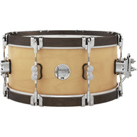 Pacific Drums & Percussion Add-Ons PDP Concept Classic, 6.5x14, Natural/Walnut Hoops Snare Drum (PDCC6514SSNW)