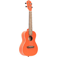 Ortega Guitars, 4-String Earth Series Concert Ukulele, Right, Hokkaido Orange, Acoustic (RUPUKI)