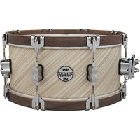 Pacific Drums & Percussion Wood Hoop Limited Edition 6.5 x 14 inch-Twisted Ivory Snare Drum (PDLT6514SSTI)