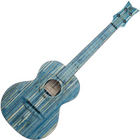 Ortega Guitars, 4-String Bamboo Series All Solid Tenor Ukulele w/Bag, Right-handed, Stone Washed, (RUSWB-TE)