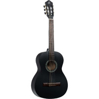 Ortega Guitars 6 String Student Series 3/4 Size Nylon Classical Guitar, Right-handed, Black, (RST5M-3/4BK)