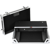 ProX XS-DDJREV7 WLT ATA Style Flight Case for Pioneer DDJ-REV7 DJ Controller with Laptop Shelf Wheels and 1U Rackspace