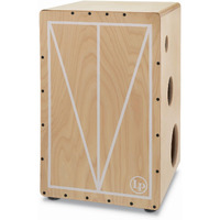 Latin Percussion Mona Tavakoli Signature MT Box Cajon, Natural, 18  x 11 3/4  x 12 (LP14431)